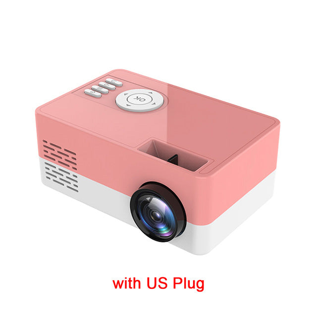 Mini Projector Handhold J15 Support 1080P Video Display Home Media Player Portable Pocket Beamer Gift For Friends Kids PK YG300